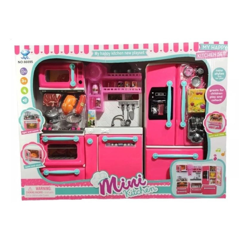 GENERICO - Mini cocina de juguete para niñas y niños