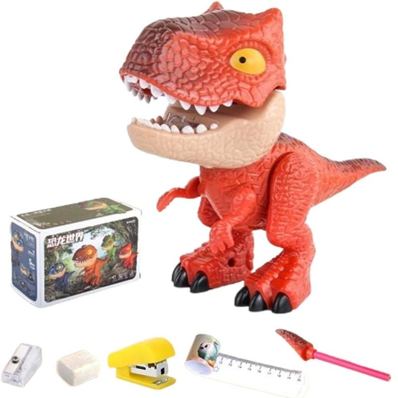 GENERICO - Dinosaurio 5 En 1 Set De Papeleria Escolar