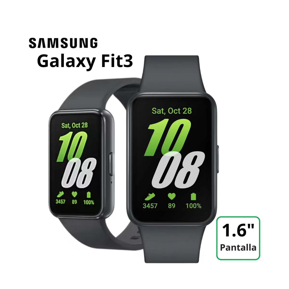 SAMSUNG - Banda SAMSUNG Smart Band Galaxy Fit3 GRAY.---