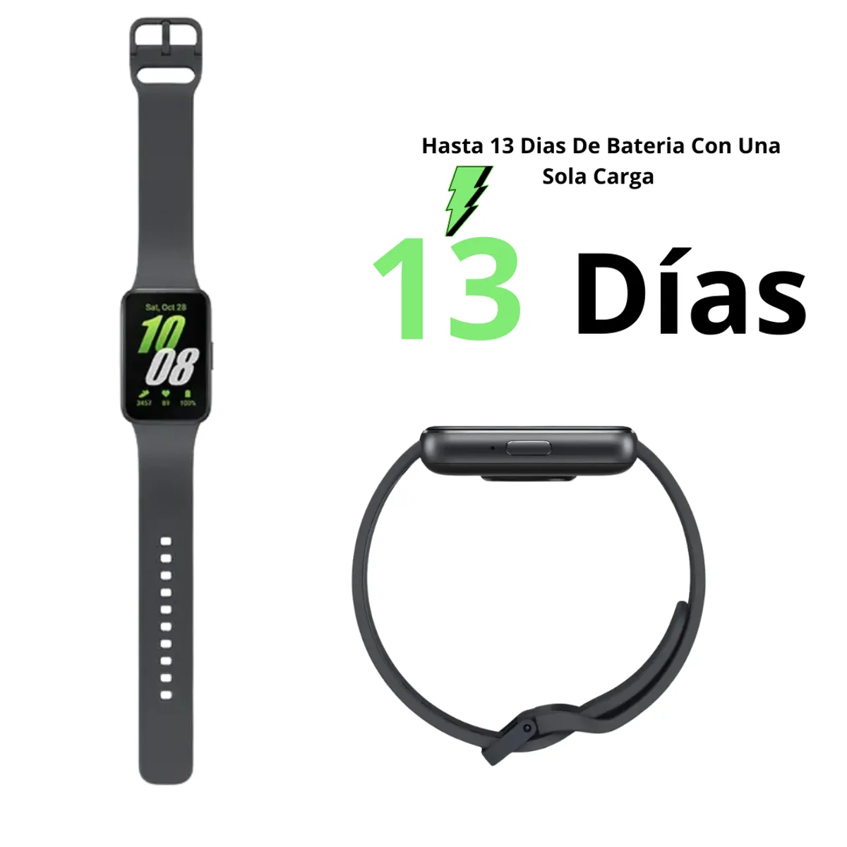SAMSUNG - Banda SAMSUNG Smart Band Galaxy Fit3 GRAY.---