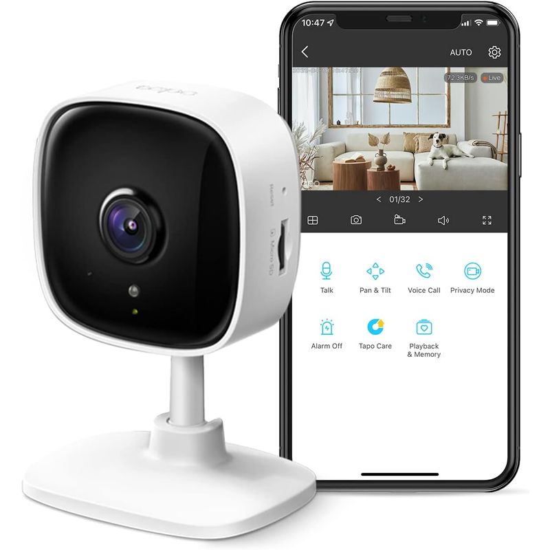 TP LINK - Cámara de Seguridad Inteligente 2K HD TP Link Tapo