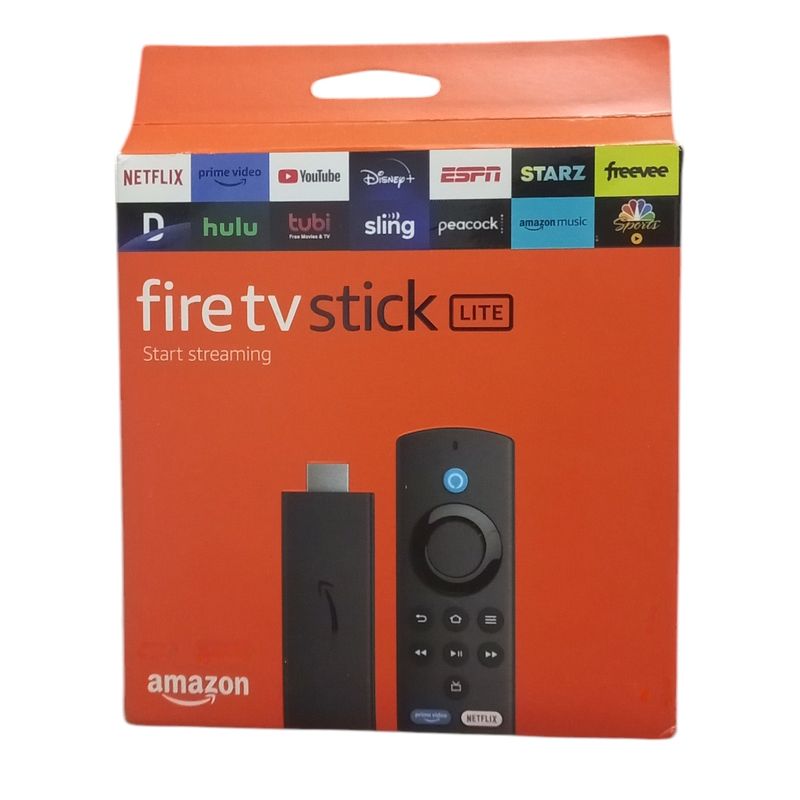 AMAZON - Amazon Fire TV Stick Lite Dispositivo de Streaming TV Gratis y en Vivo