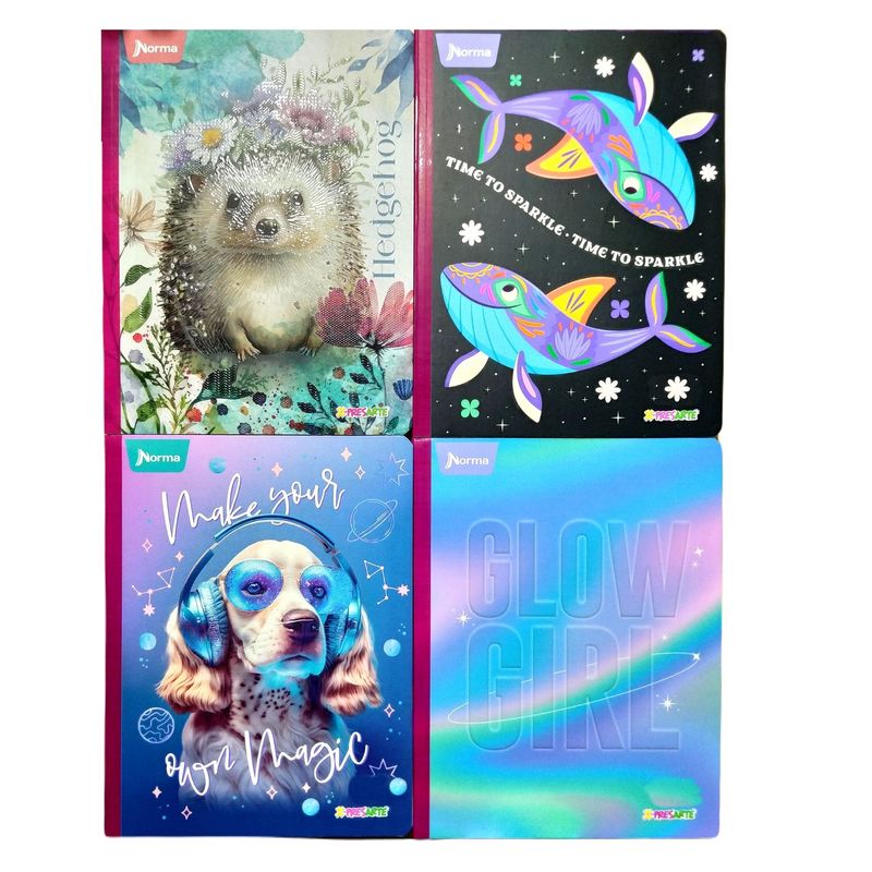 NORMA - Cuaderno Cuadriculado Niña 100 Hojas X3 Unds X-presarte