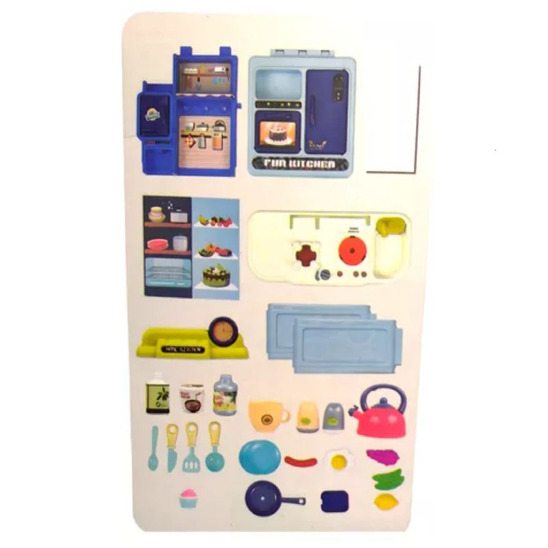 GENERICO - SET COCINA PEQUEÑO PARA NIÑOS JUGUETE DE ROLES Ref 16864A