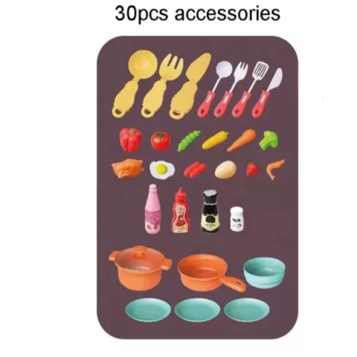 GENERICO - SET DE COCINA MEDIANO PARA JUEGO DE ROLES Ref YDF5506-1