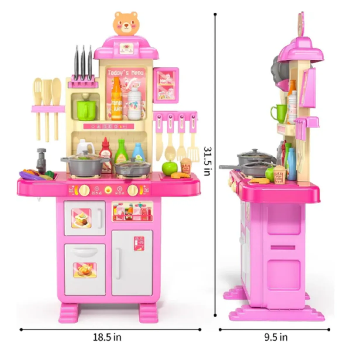 GENERICO - SET DE COCINITA MEDIANA DE OSITO Ref 1234-8F