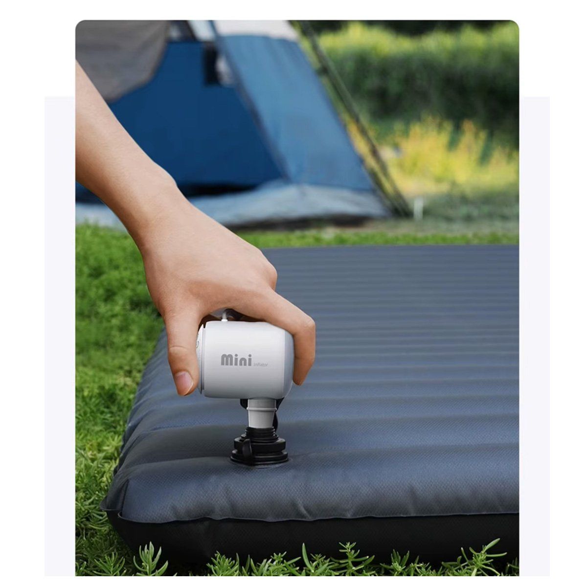 BASEUS - Mini Bomba Aire Portatil Inflador Eléctrico Colchon Inflable