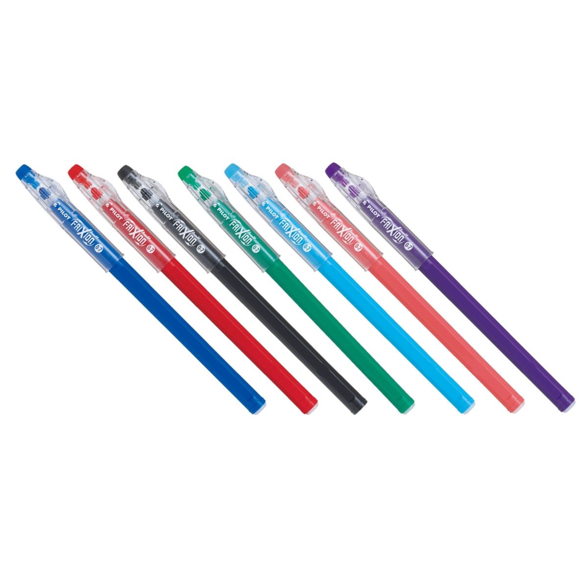 PILOT - Boligrafo Borrable 0.7mm X7 Und Tinta 7 Colores