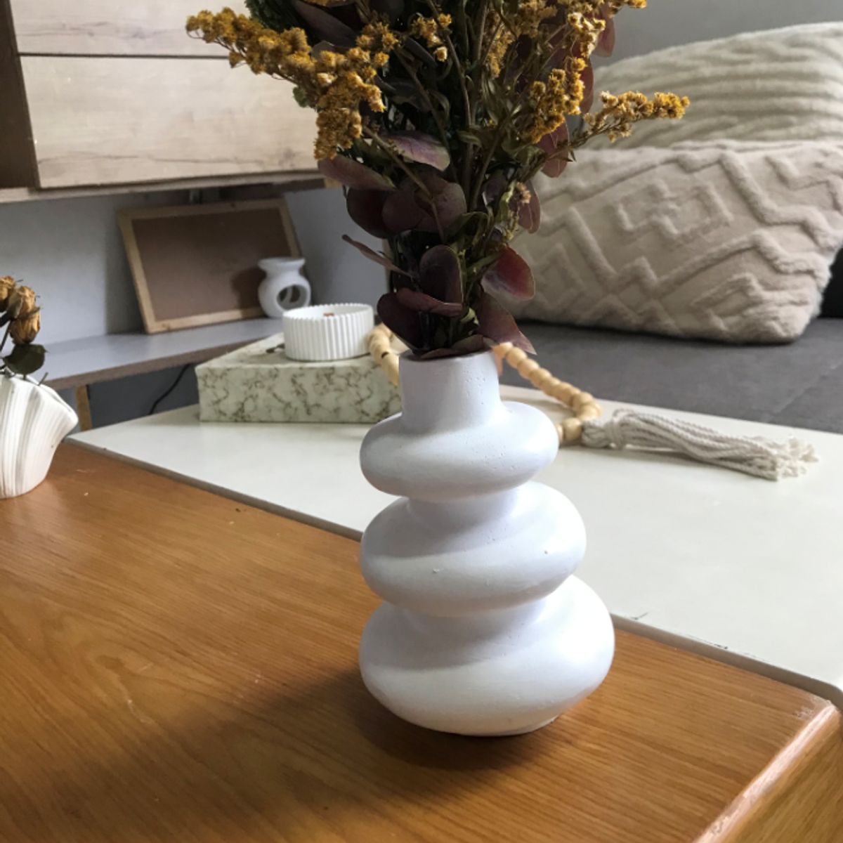 DECORACIONES ALE Y GABI - Jarron  Decorativo 8X11cms Monaco