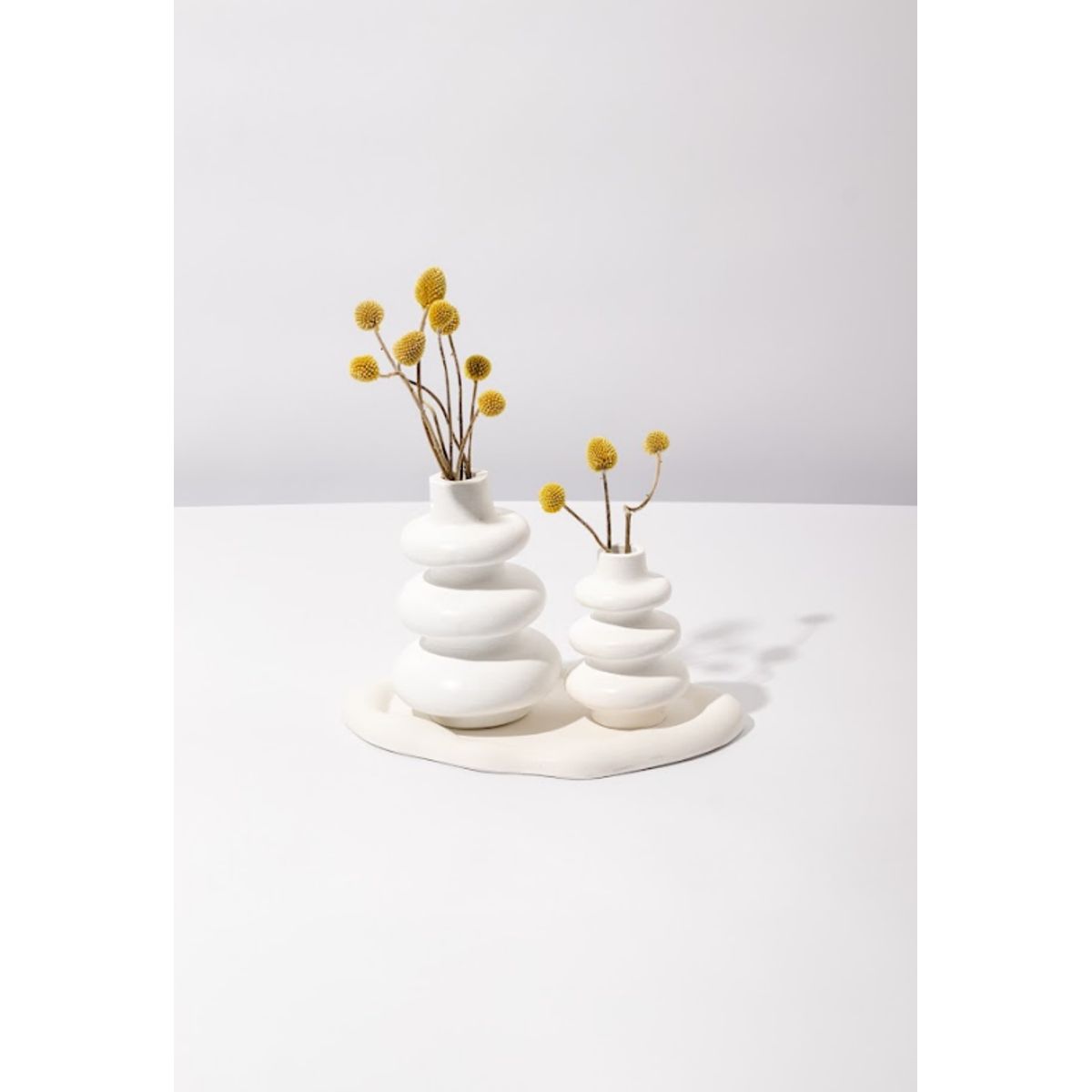 DECORACIONES ALE Y GABI - SET DECORATIVO JARRÓNES MONACO