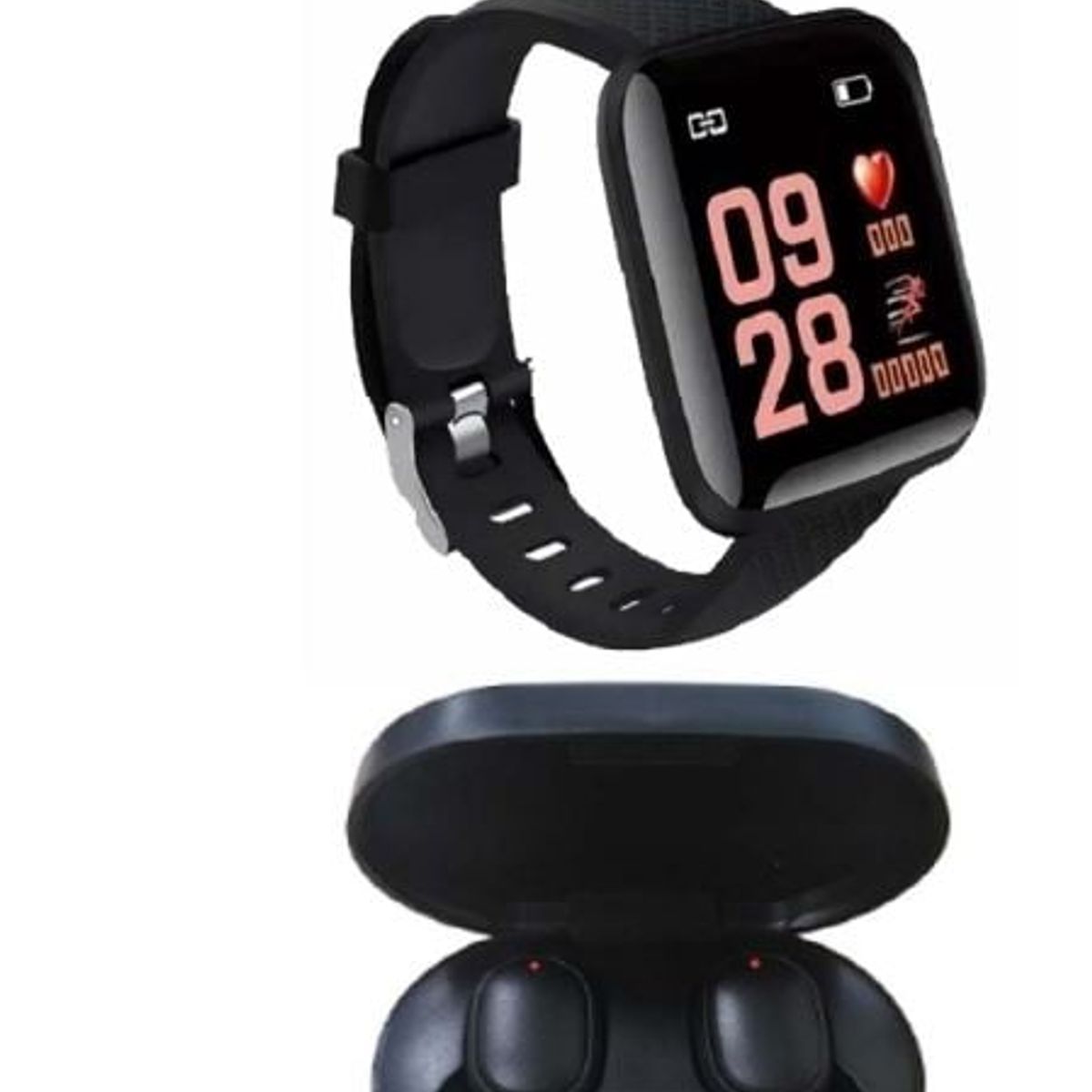 ZER - AUDIFONOS BLUETOOTH 4 HORAS DE AUTONOMIA ESTEREO +RELOJ INTERLIGENTE