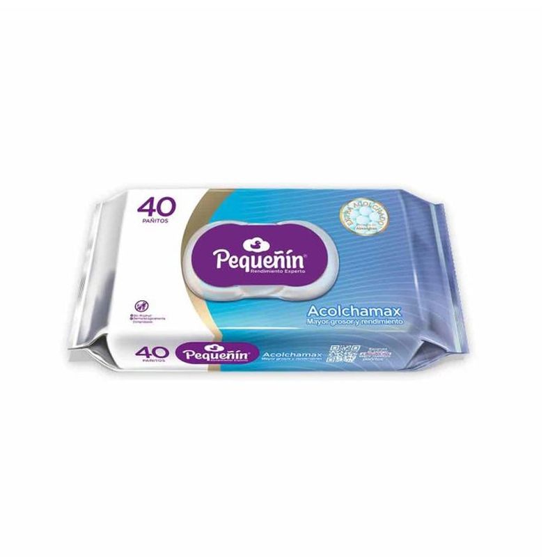 PEQUEÑIN - Pañitos Humedos Pequeñin Acolchamax x 40 Unidades