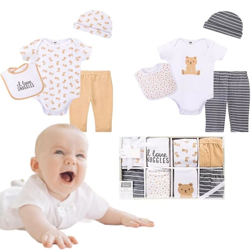 AMERICAN GENERICS - Regalo Para Baby Shower Ropa Para Bebe Set X2 Conjuntos Body