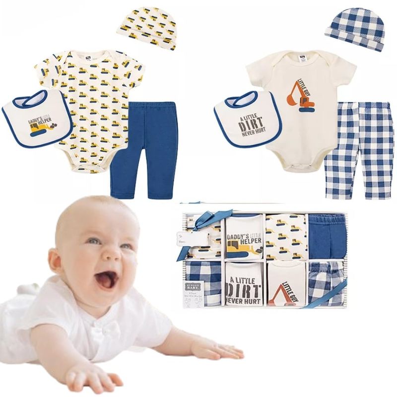 AMERICAN GENERICS - Regalo Para Baby Shower Ropa Para Bebe Set X2 Conjuntos Body