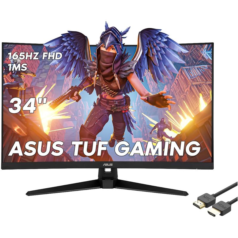 ASUS - Monitor Gaming Curvo ASUS TUF 32 FHD 165Hz 1ms FreeSync