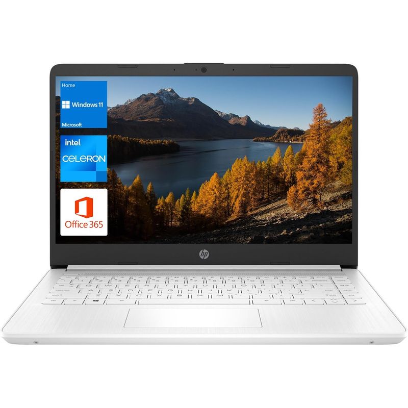 HP - Laptop HP 14 HD, Intel N4120, 8GB RAM, 64GB eMMC, Windows 11