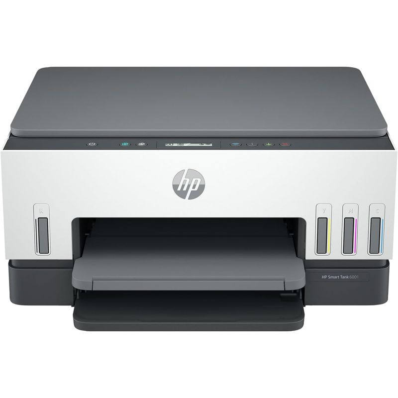 HP - Impresora HP Smart Tank 6001, todo en uno, inalámbrica, sin cartuchos