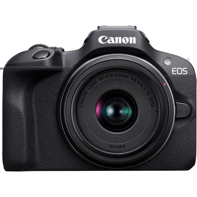 CANON - Cámara Mirrorless Canon EOS R100, 24.1MP, 4K, RF-S Lentes