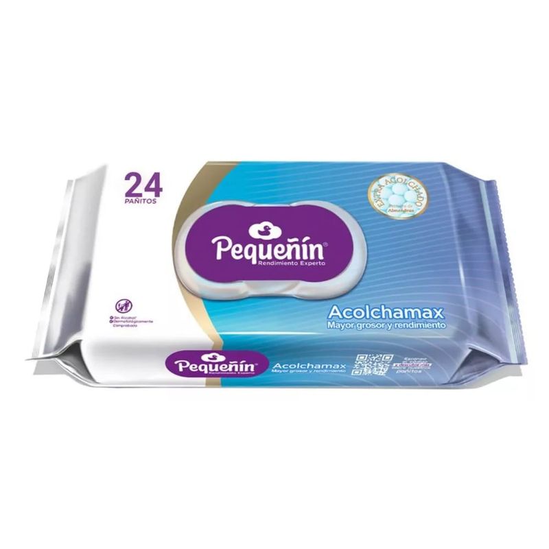 PEQUEÑIN - Pañitos Humedos Pequeñin Acolchamax x 24 Unidades