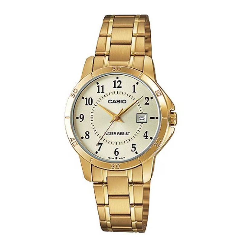 CASIO - Reloj Casio ltp-v004g-7b Original Analógo Para Dama - Dorado