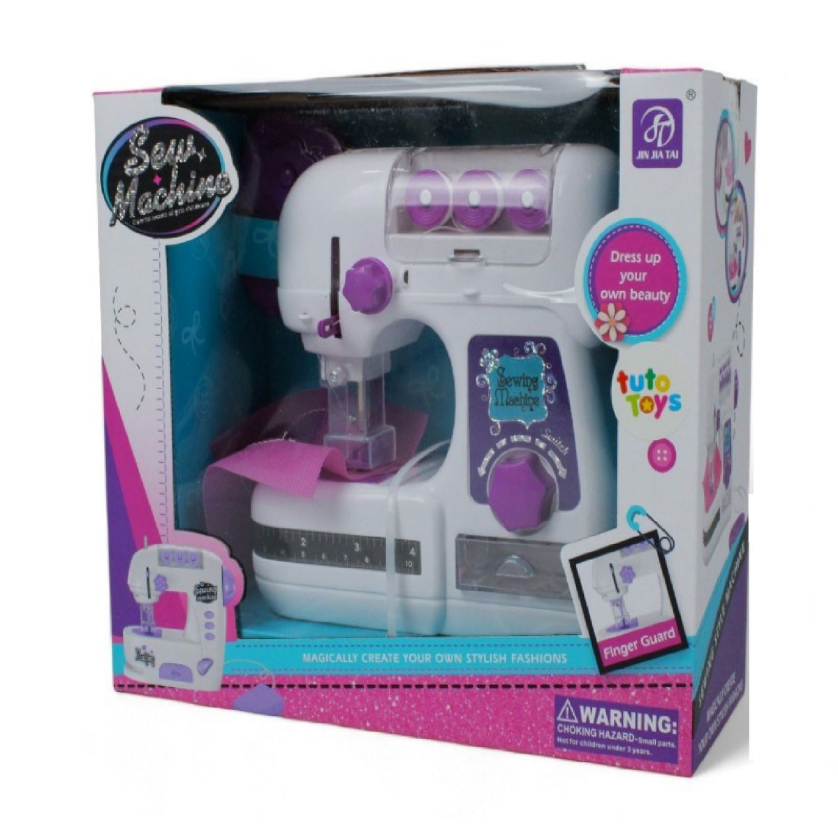 GENERICO - MAQUINA DE COSER PARA NIÑA PEQUEÑA DE JUGUETE Ref. 7808