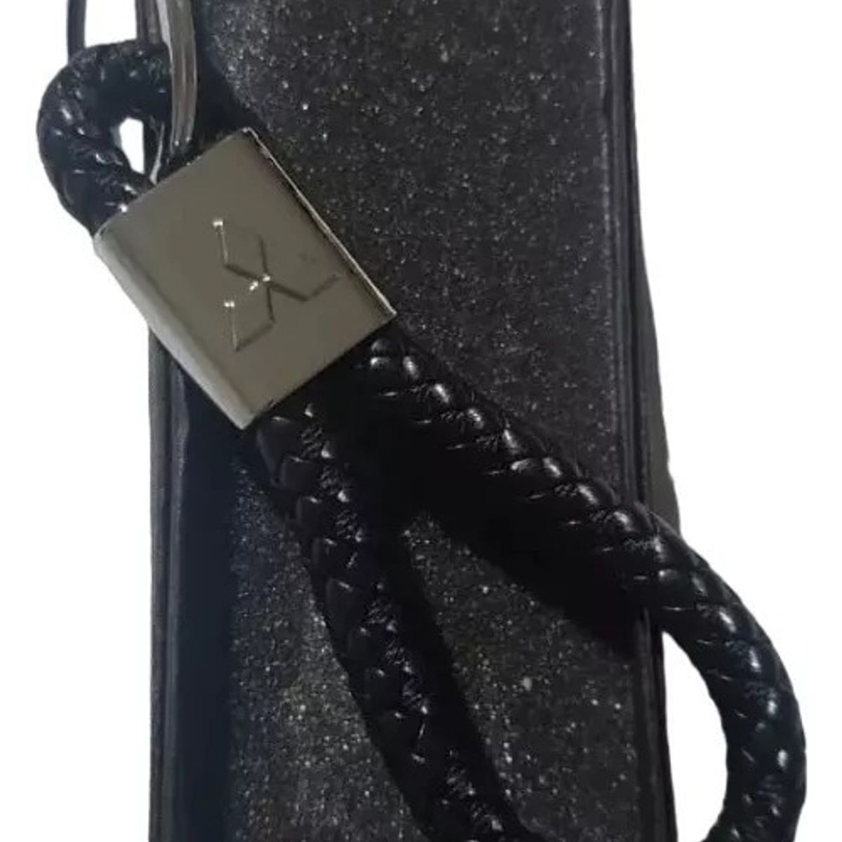 MITSUBISHI - Llavero De Lujo Cuero Trenzado Para Carro Emblema Mitsubishi