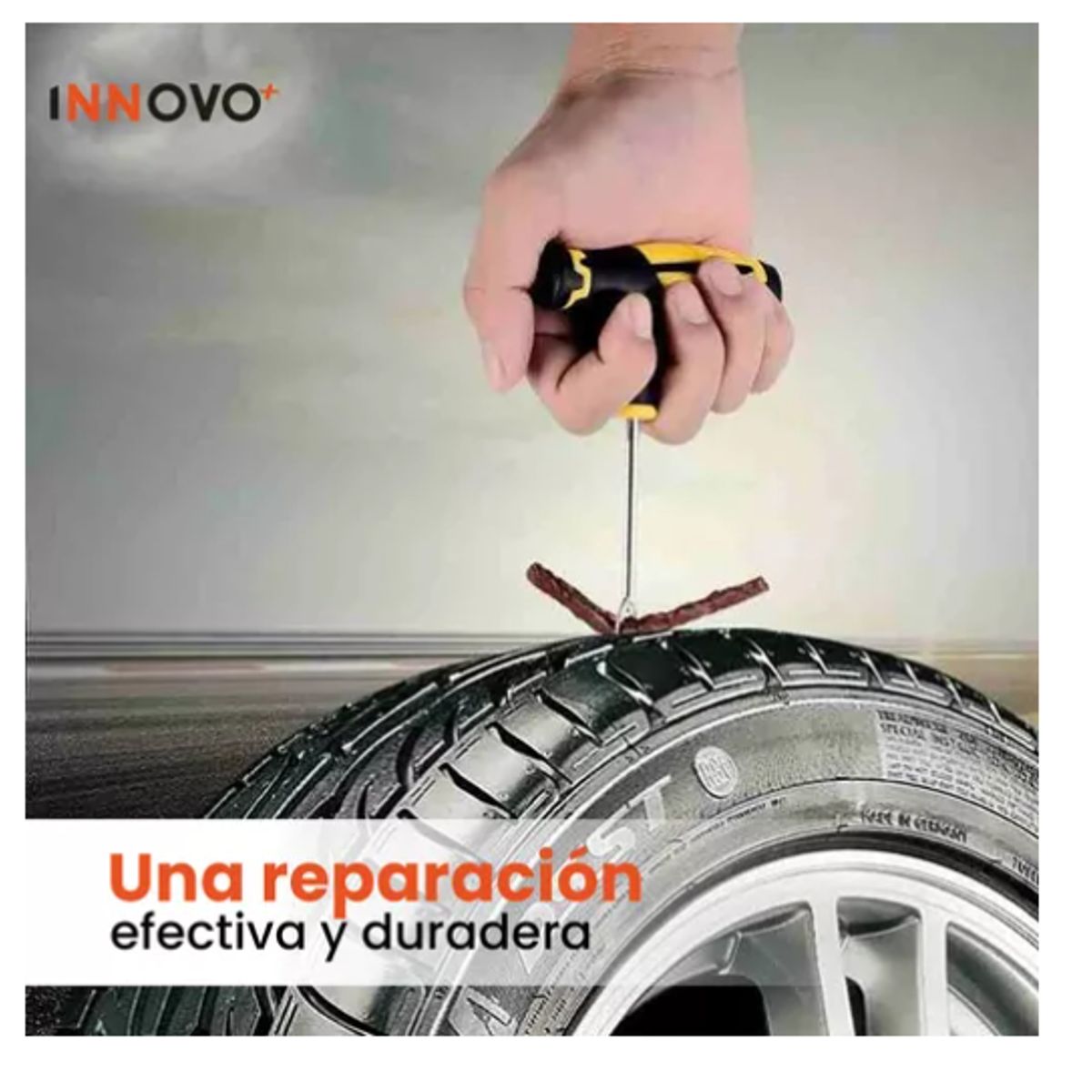 INNOVA - Kit De Despinche Rápido Para Llantas Carro Moto Con Estuche