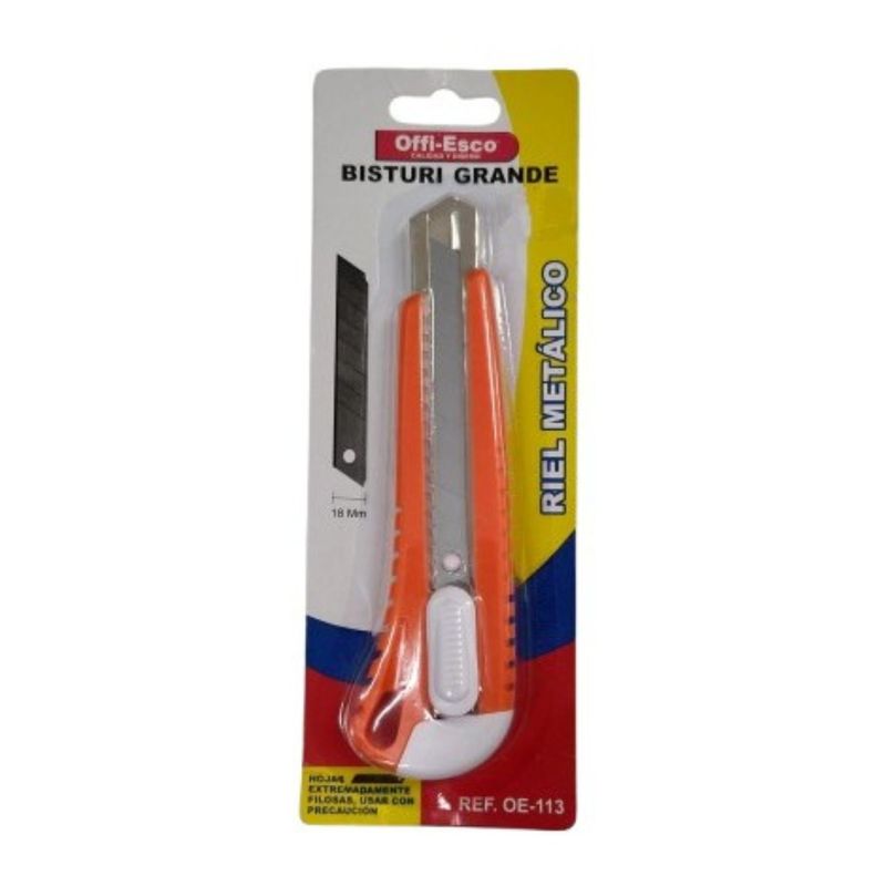 OFFI ESCO - Bisturi Grande Riel Metalico Ref Oe-113 Offi-Esco