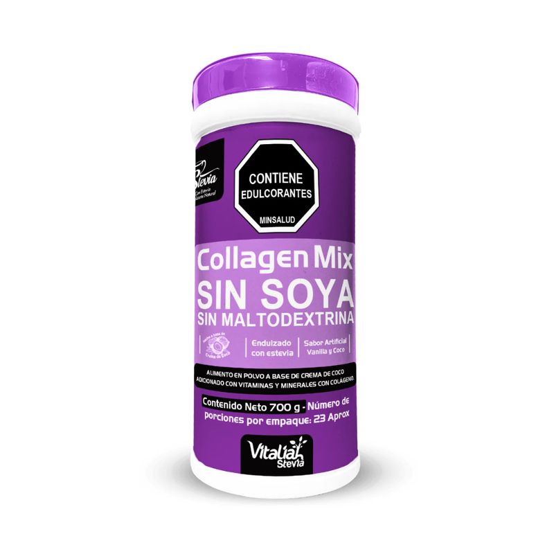 VITALIAH STEVIA - Bebida en polvo fortificafa con colágeno hidrolizado x 700 g