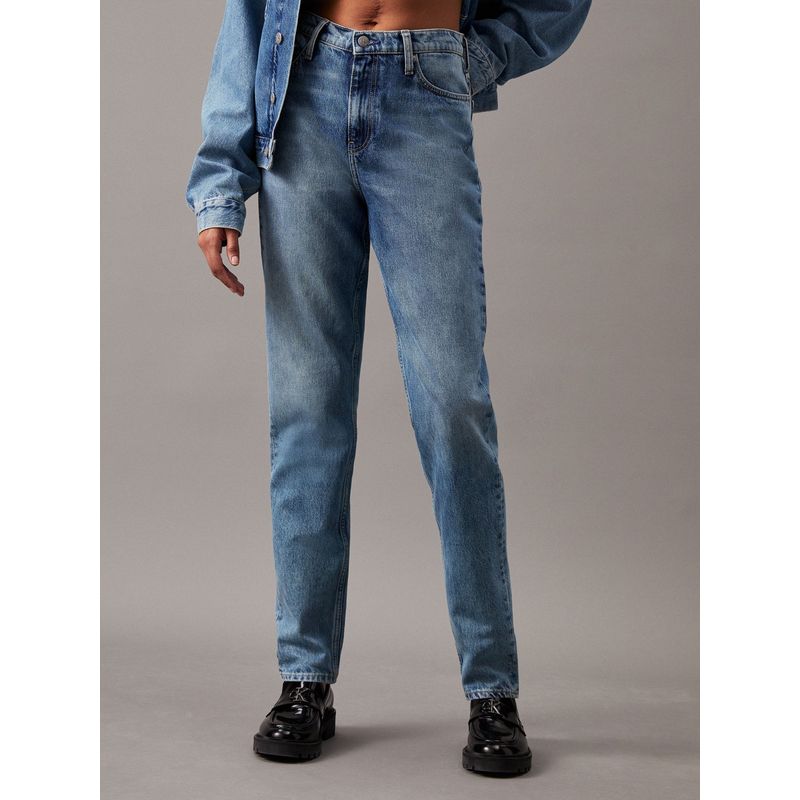 CALVIN KLEIN - Mom azul jeans Calvin Klein