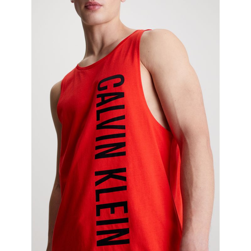 CALVIN KLEIN - Camiseta roja de tirantes de playa - Intense Power Calvin Klein