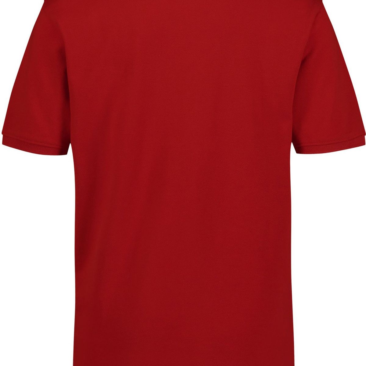 CALVIN KLEIN - Polo rojo con logotipo en vertical para niño Calvin Klein