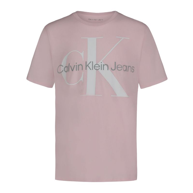 CALVIN KLEIN - Camiseta rosada con monograma para niño Calvin Klein