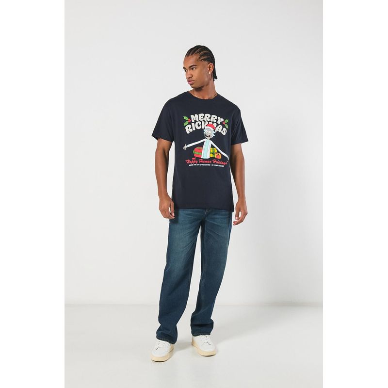 KOAJ - KOAJ Camiseta manga corta con estampado de Rick & Morty. Hombre