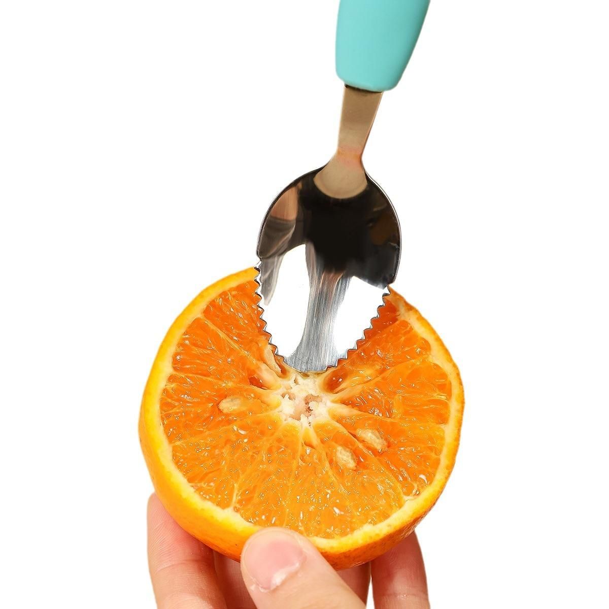 GENERICO - Cuchara en Silicona Plegable Para Bebe Doble Función 2 En 1