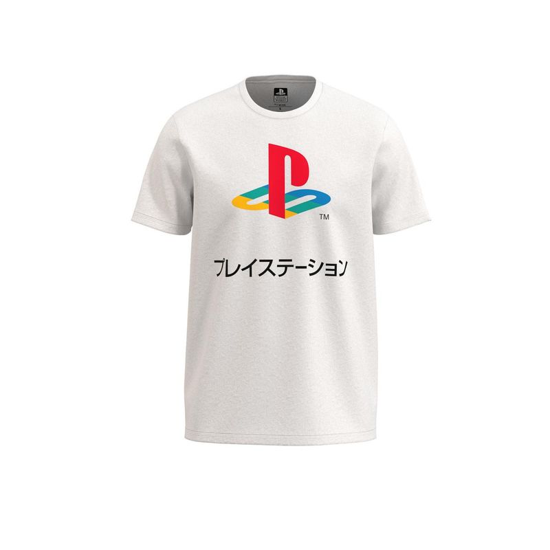 KOAJ - KOAJ Camiseta manga corta unicolor con logo de PlayStation HOMBRE