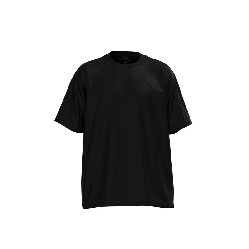 KOAJ - KOAJ Camiseta unicolor oversize con hombro rodado y manga co HOMBRE