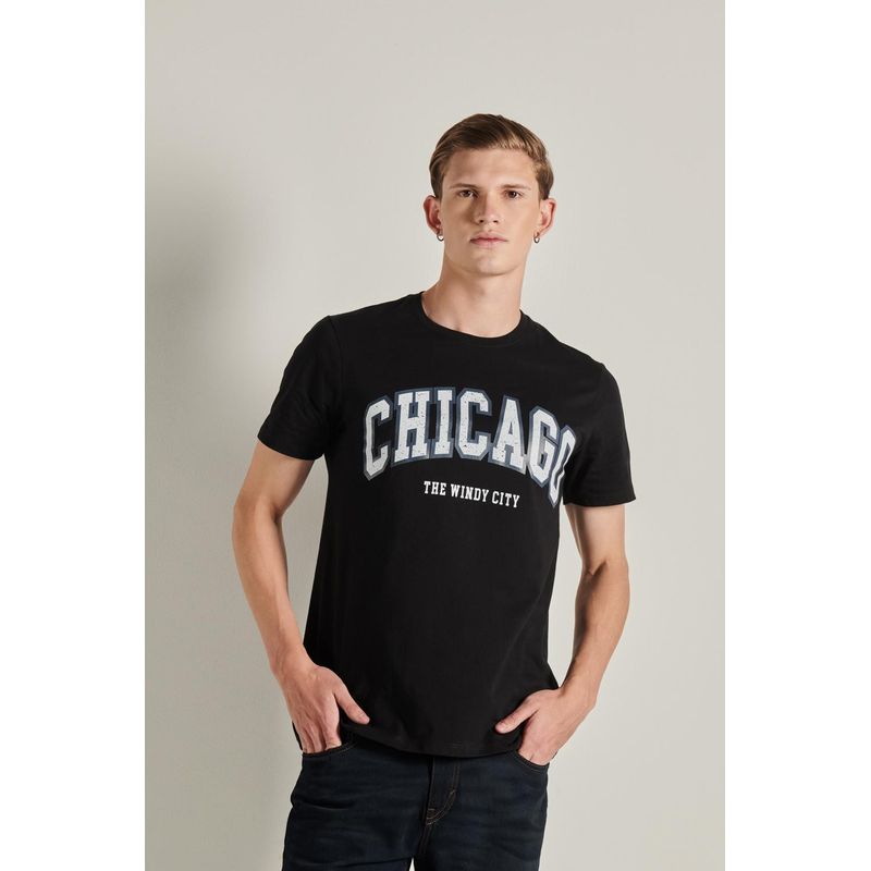 KOAJ - KOAJ Camiseta cuello redondo para hombre en tono unicolor cu Hombre