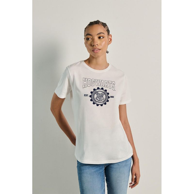 KOAJ - KOAJ Camiseta unicolor cuello redondo para mujer, elaborada en MUJER