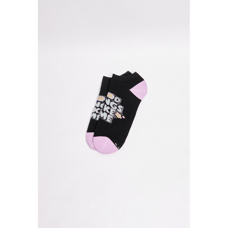 KOAJ - KOAJ Medias tobilleras con diseño en jacquard MUJER