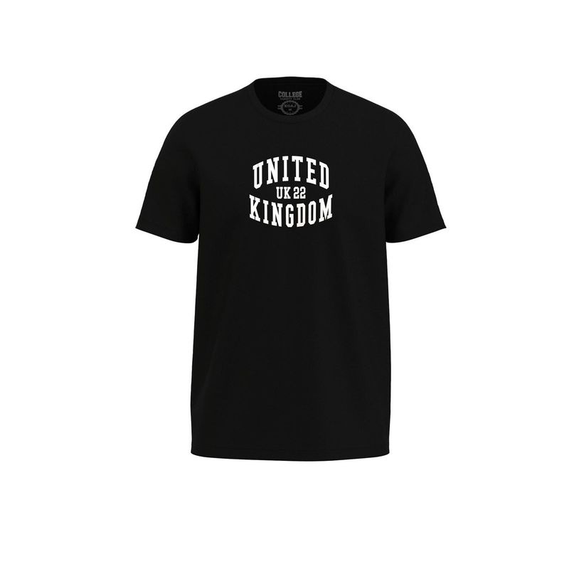 KOAJ - KOAJ Camiseta cuello redondo unicolor con texto college dela HOMBRE