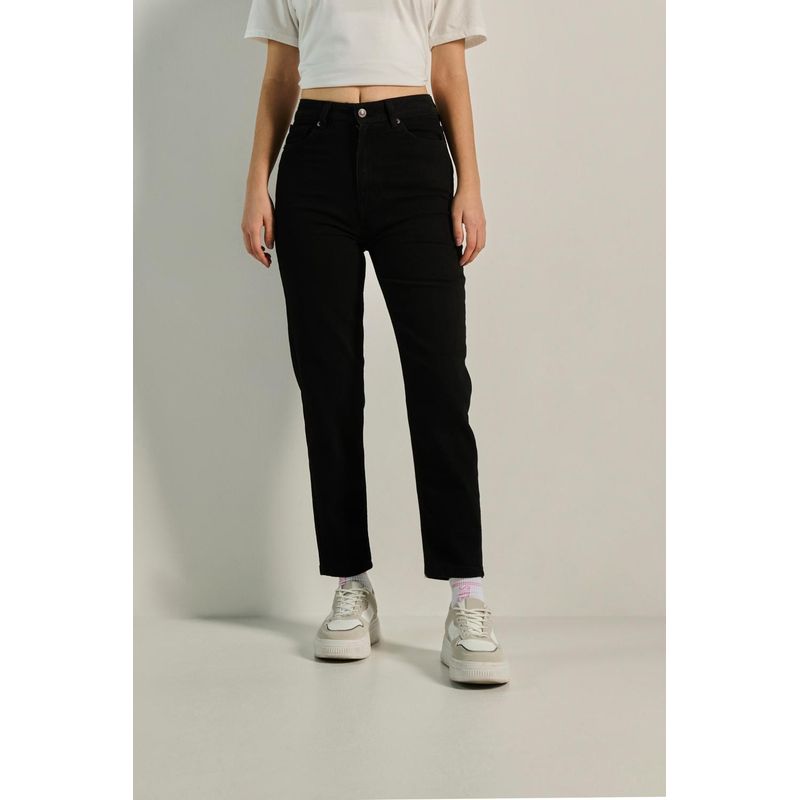 KOAJ - KOAJ Jean mom fit tiro super alto MUJER