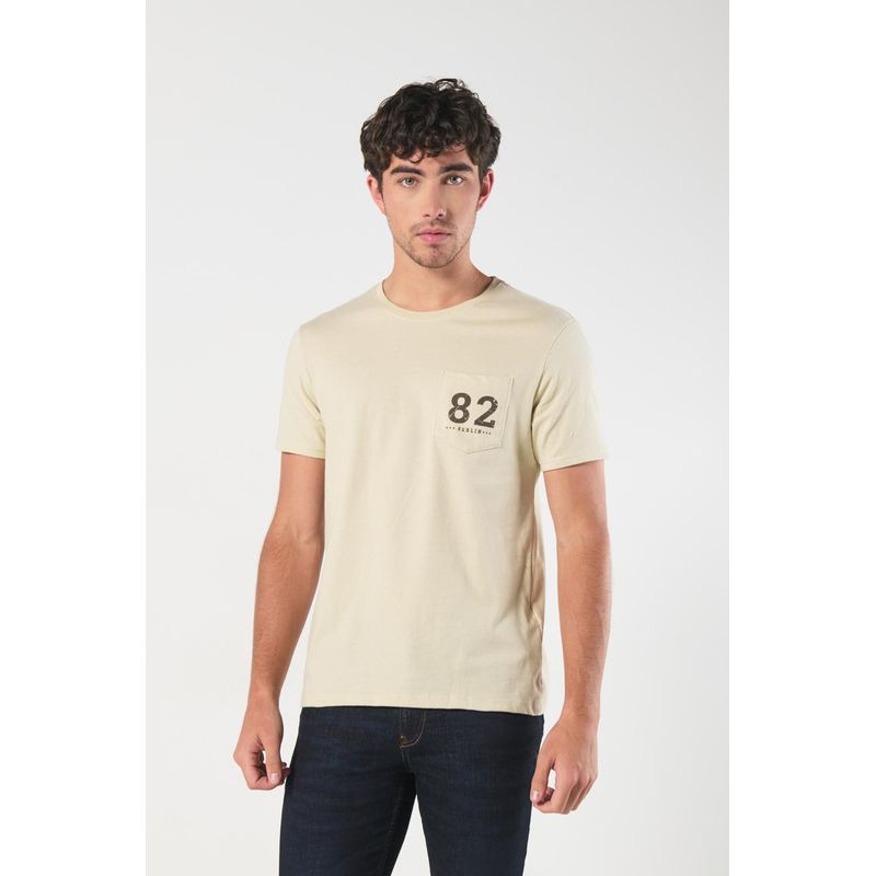 KOAJ - KOAJ Camiseta manga corta COLOR con estampado en frente estilo HOMBRE