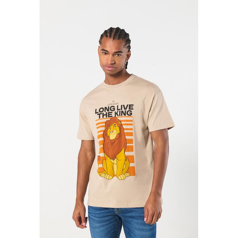 KOAJ - KOAJ Camiseta manga corta con estampado en frente y espalda de HOMBRE