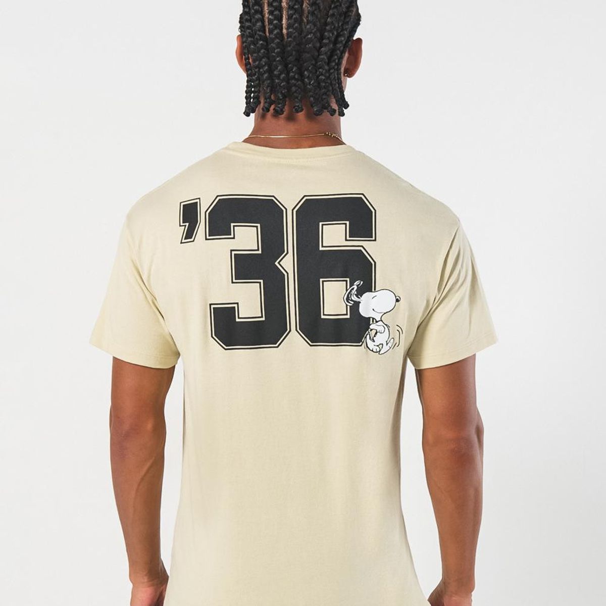 KOAJ - KOAJ Camiseta manga corta con estampado en frente de Harvard Hombre