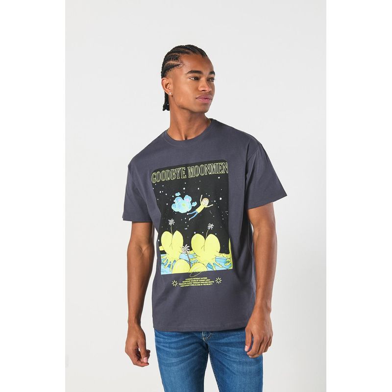 KOAJ - KOAJ Camiseta manga corta con estampado de Rick & Morty. HOMBRE