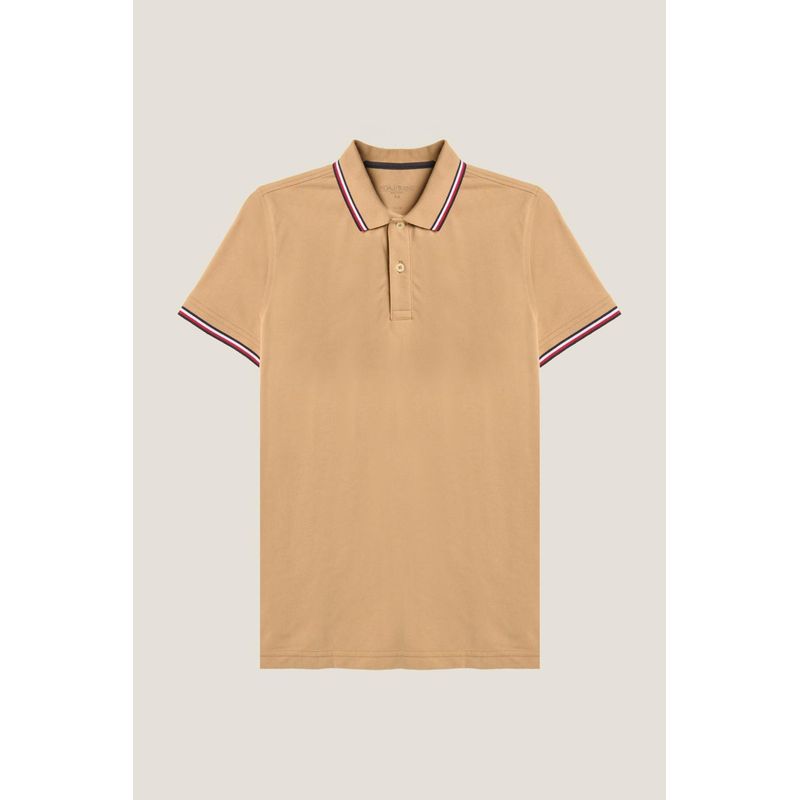 KOAJ - KOAJ Camiseta polo unicolor para hombre cuenta con puños y cue HOMBRE