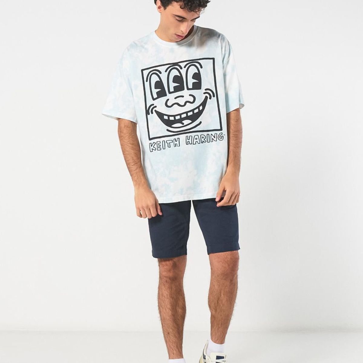 KOAJ - KOAJ Camiseta manga corta con estampado en frente y espalda  Hombre