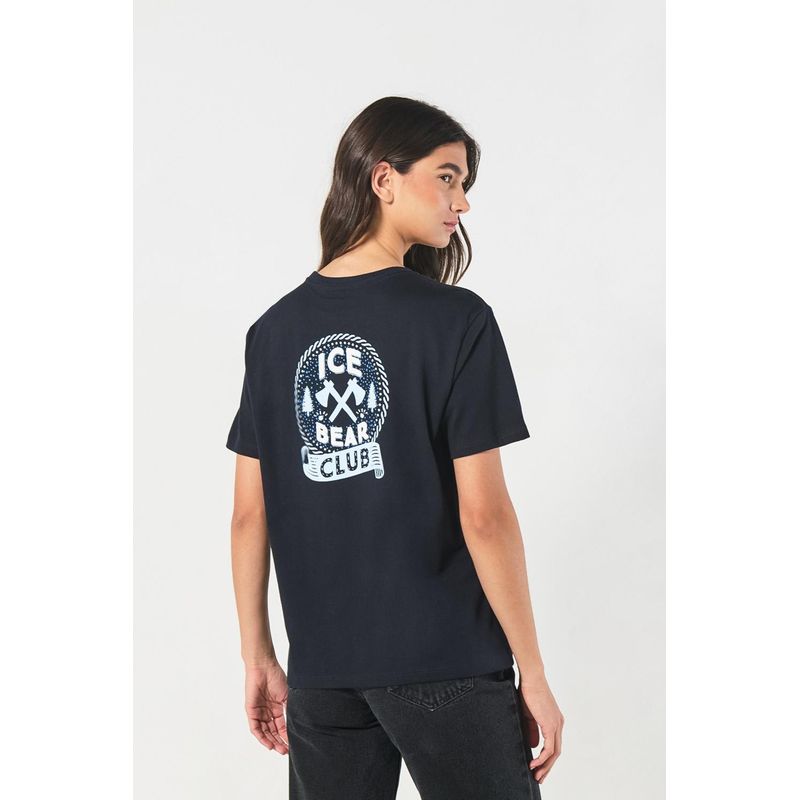 KOAJ - KOAJ Camiseta unicolor para mujer manga corta estampada en fre MUJER