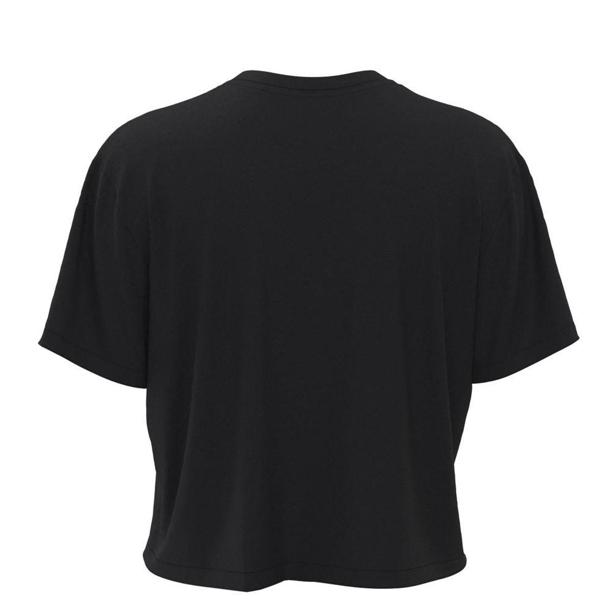 KOAJ - KOAJ Camiseta unicolor de silueta crop top para mujer, elabo Mujer